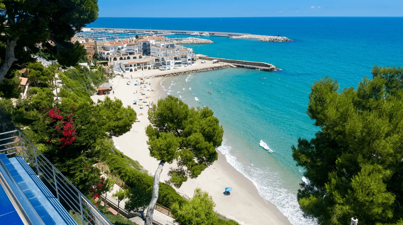 La playa de Roda de Berà a un paso del hotel